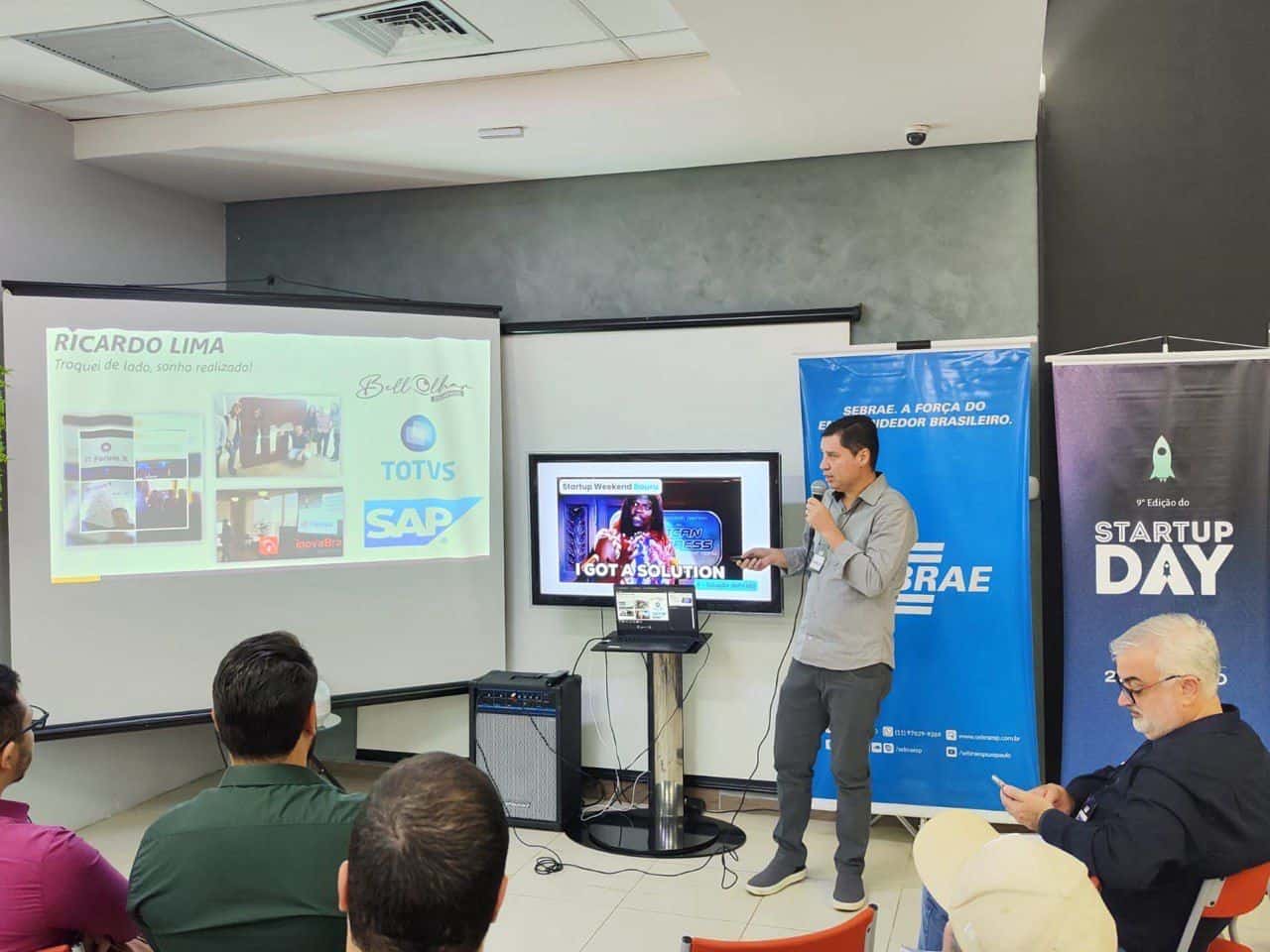 Ricardo e Eliane Lima na palestra